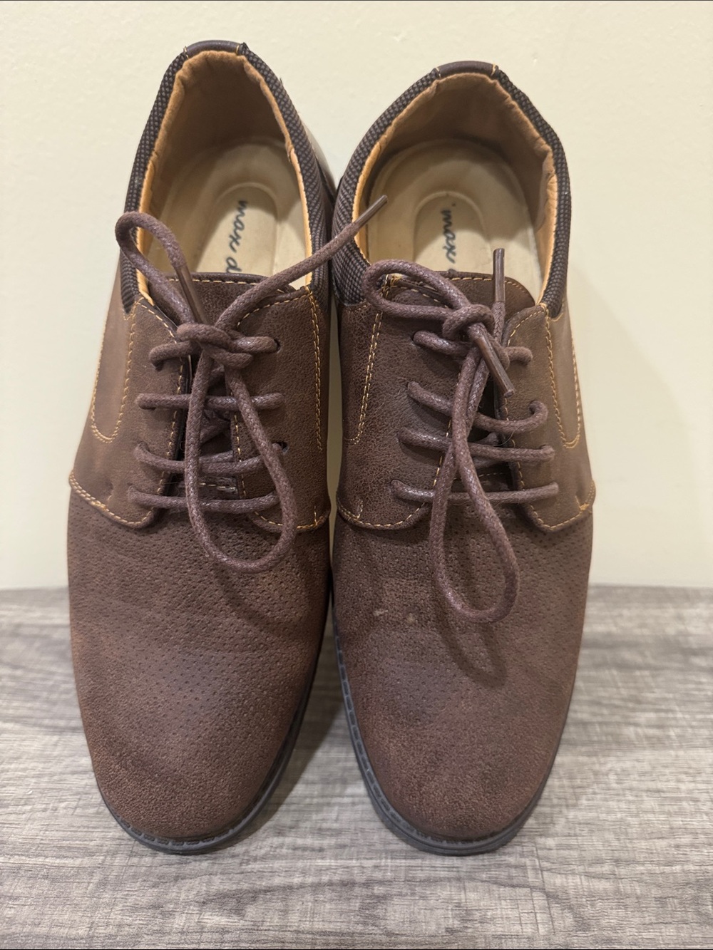 Classic Brown Suede Derby Shoes — Comfortable Lace-Up Men’s Oxfords